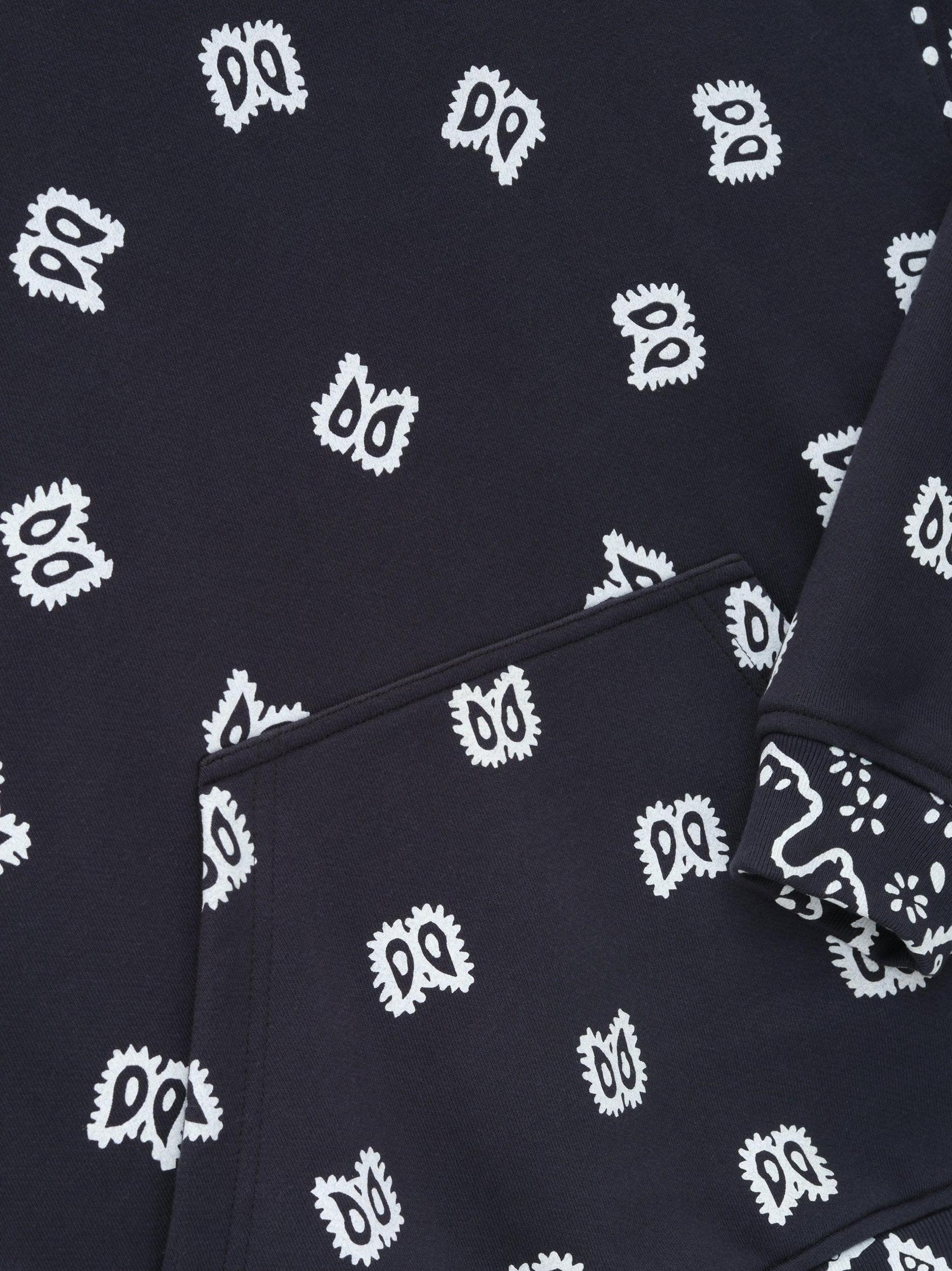 BANDANA PRINT HOODIE Male Product Image