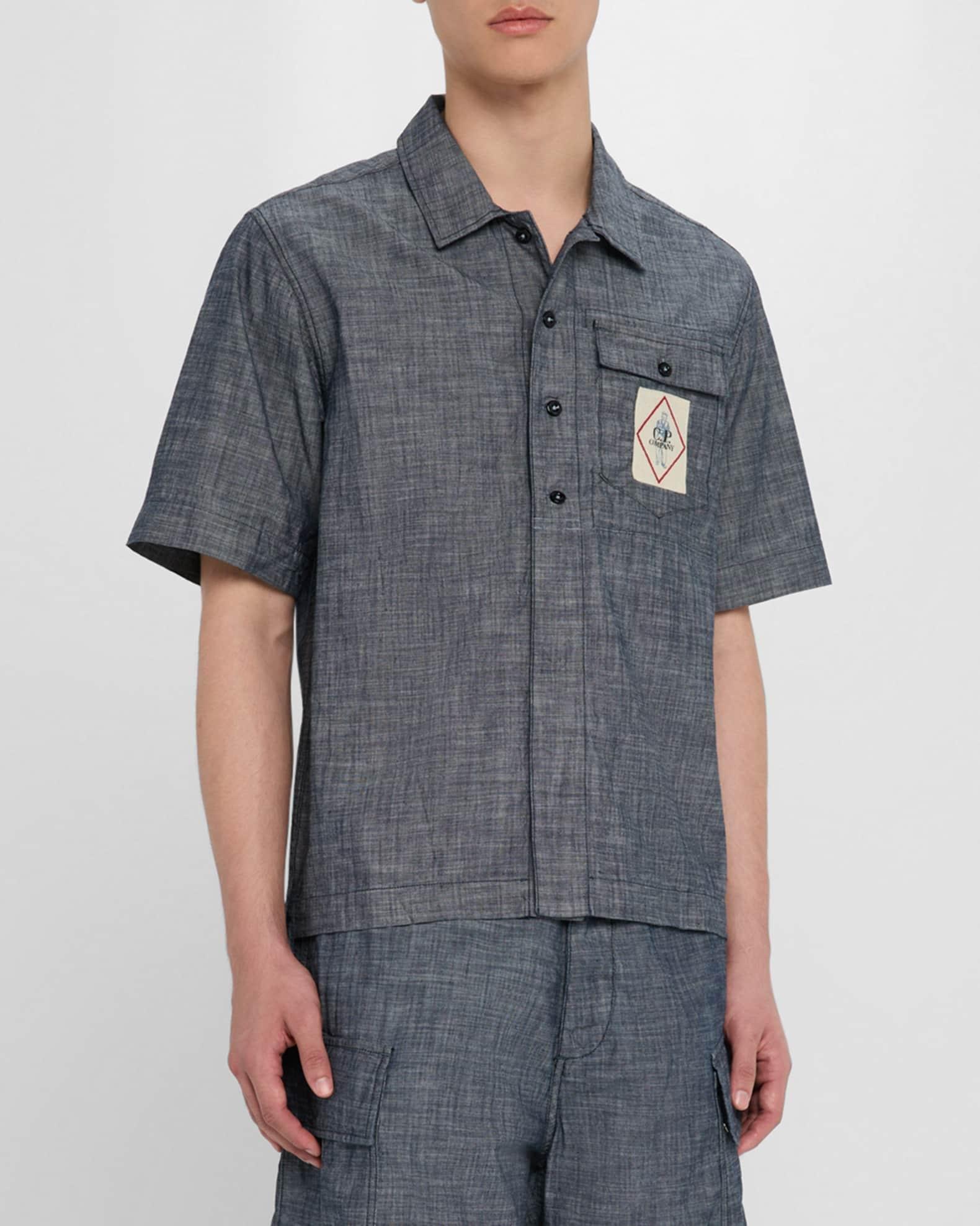 Men's Chambray Sport Shirt Product Image