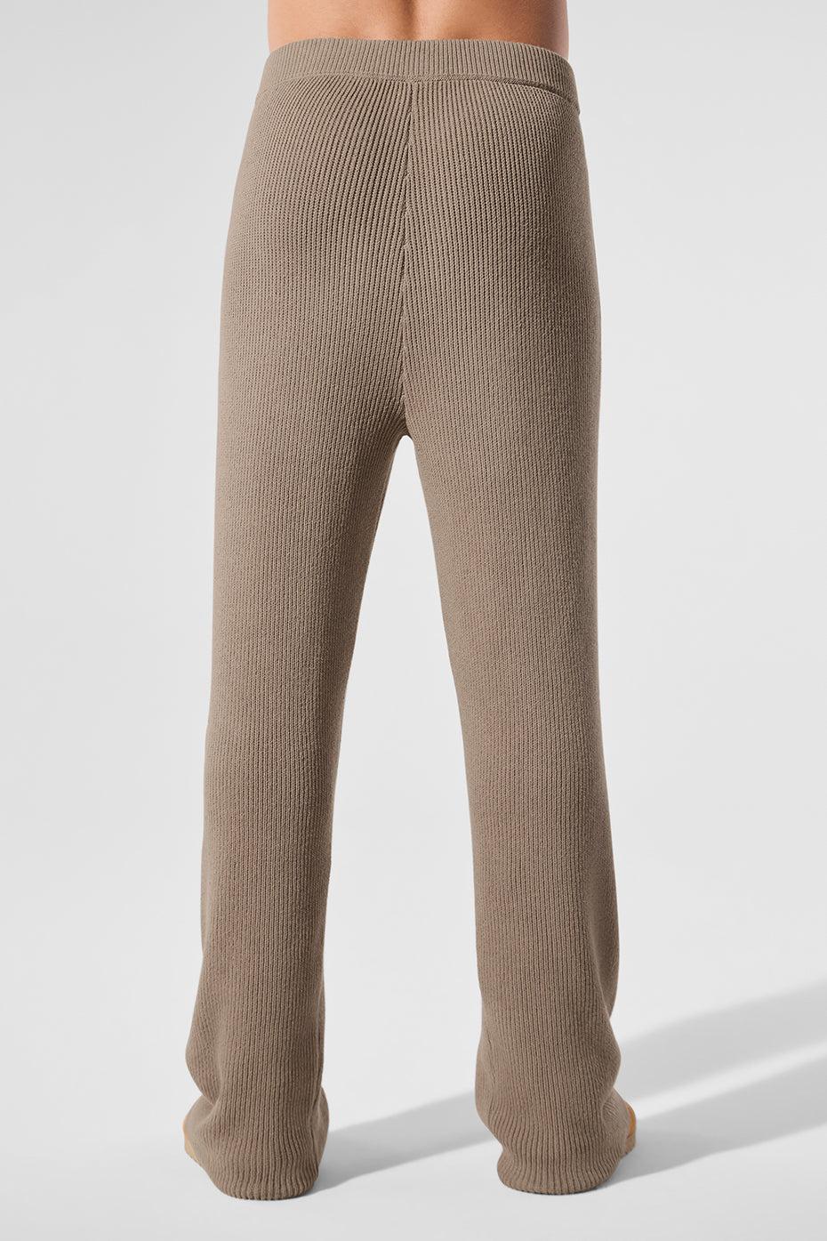 Domain Rib Knit Sweatpant - Gravel Product Image