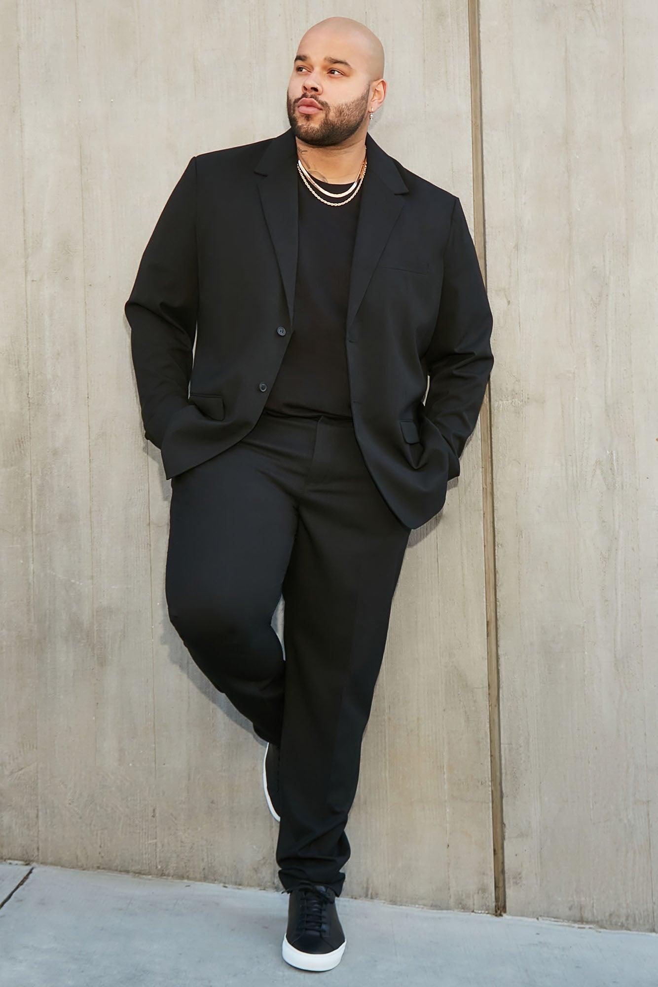 The Modern Stretch Slim Trouser - Black Product Image