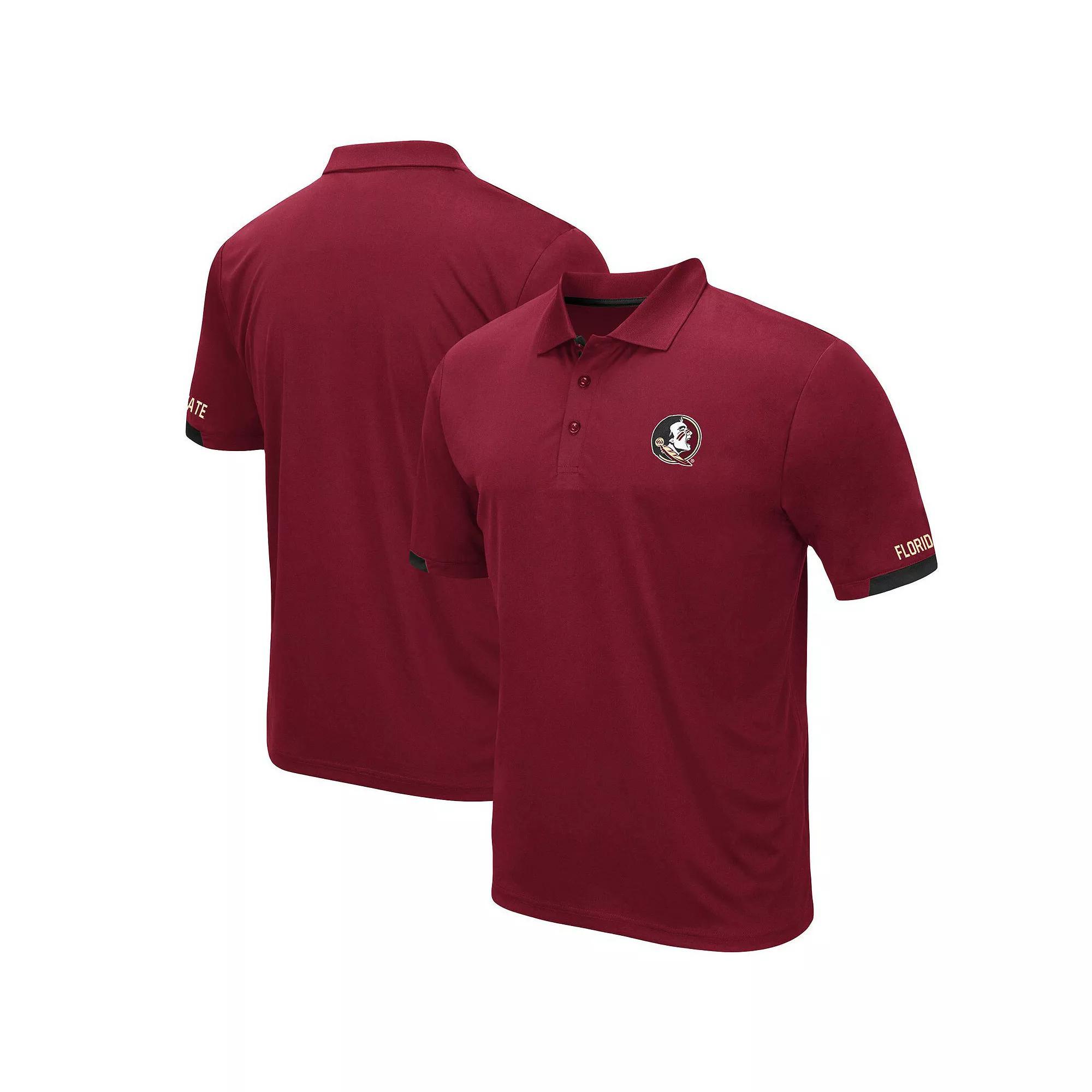 Mens Colosseum Garnet Florida State Seminoles Santry Lightweight Polo Product Image
