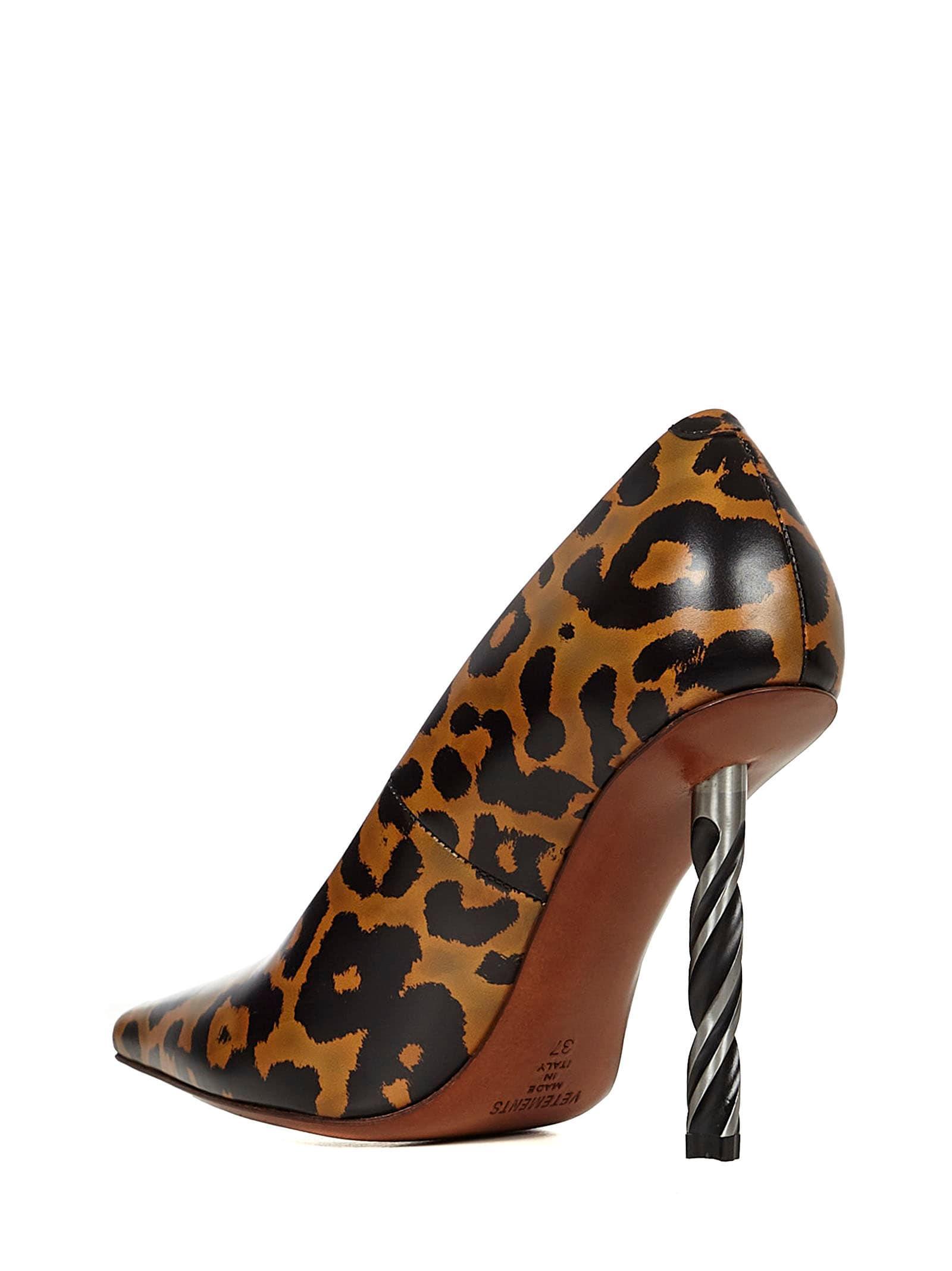 VETEMENTS With Heel Brown In Mutlicolor Product Image