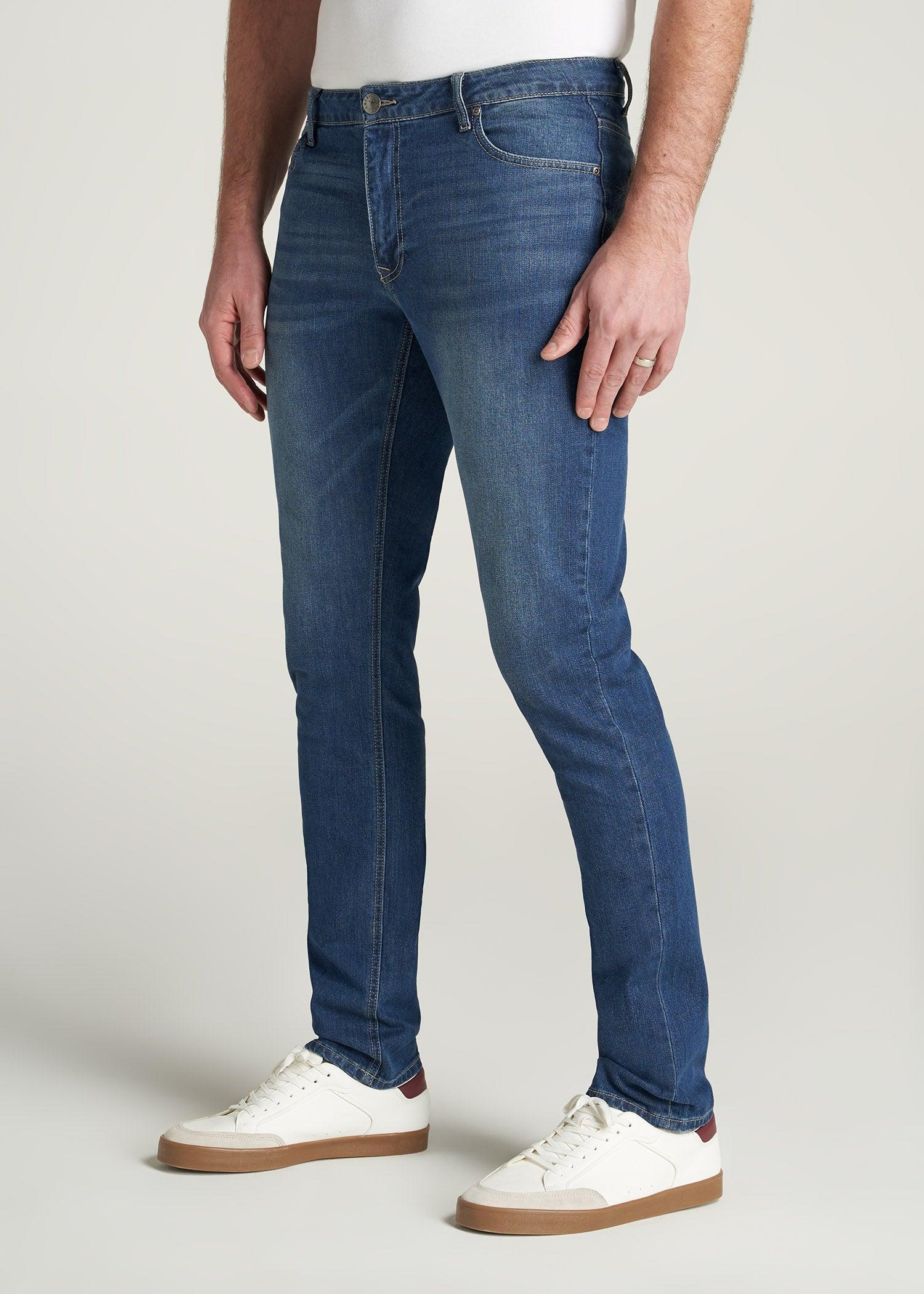 Carman TAPERED Jeans for Tall Men in Classic Blue Product Image