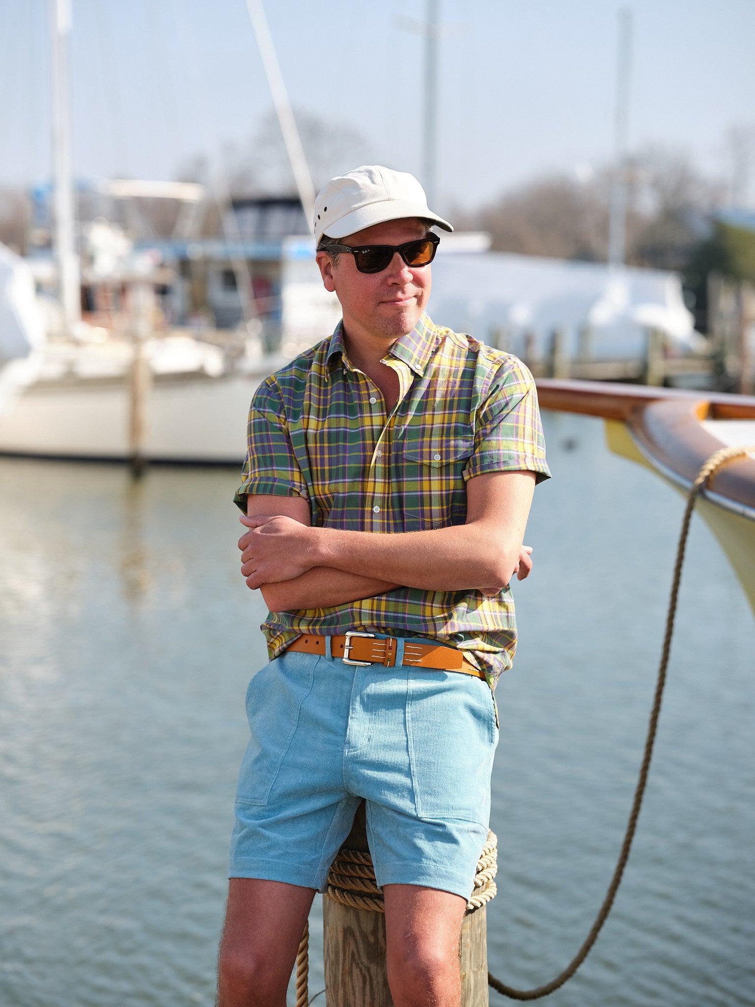 Ventura Short in Bimini Blue Corduroy Product Image