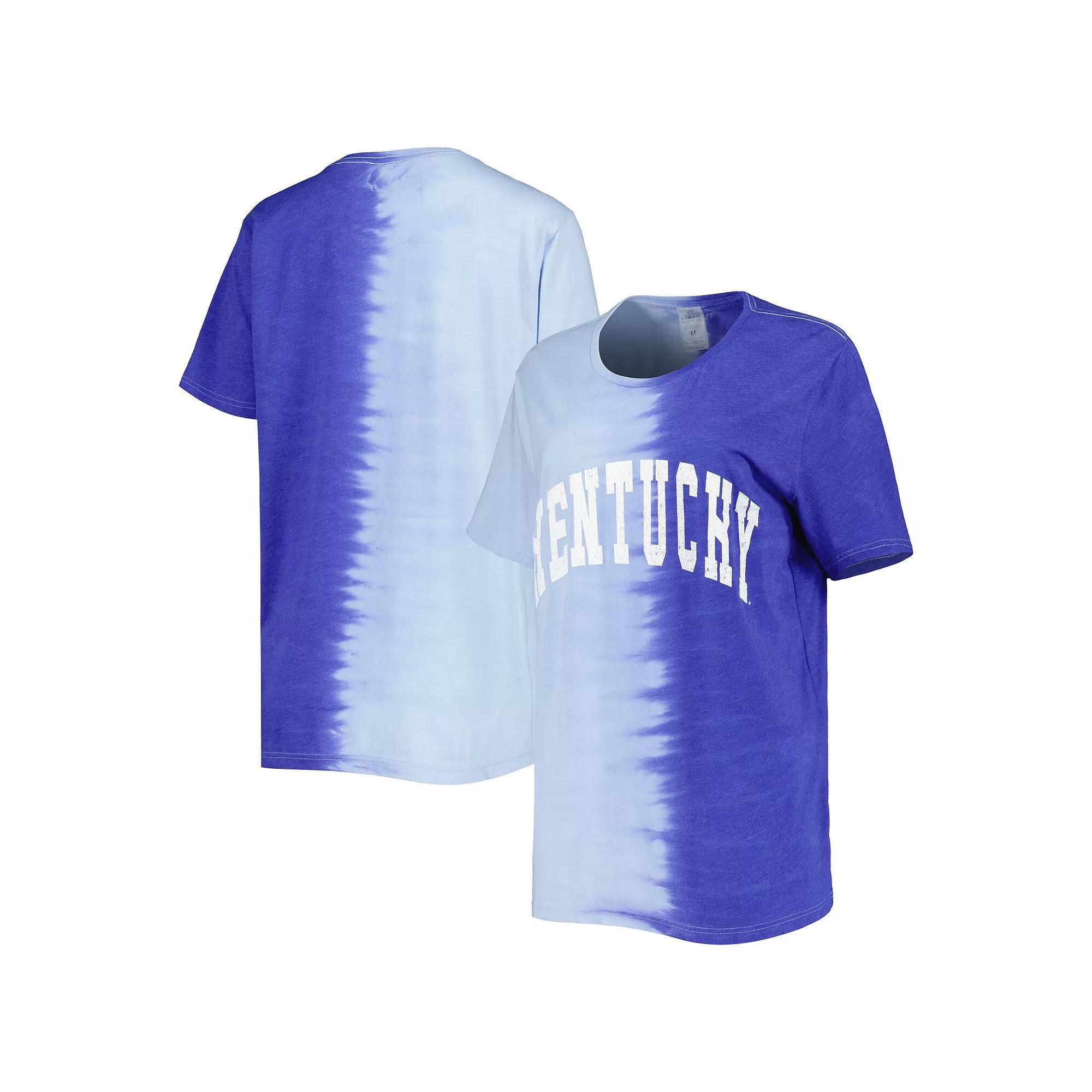 Womens Gameday Couture Royal Kentucky Wildcats Find Your Groove Split-Dye T-Shirt Product Image