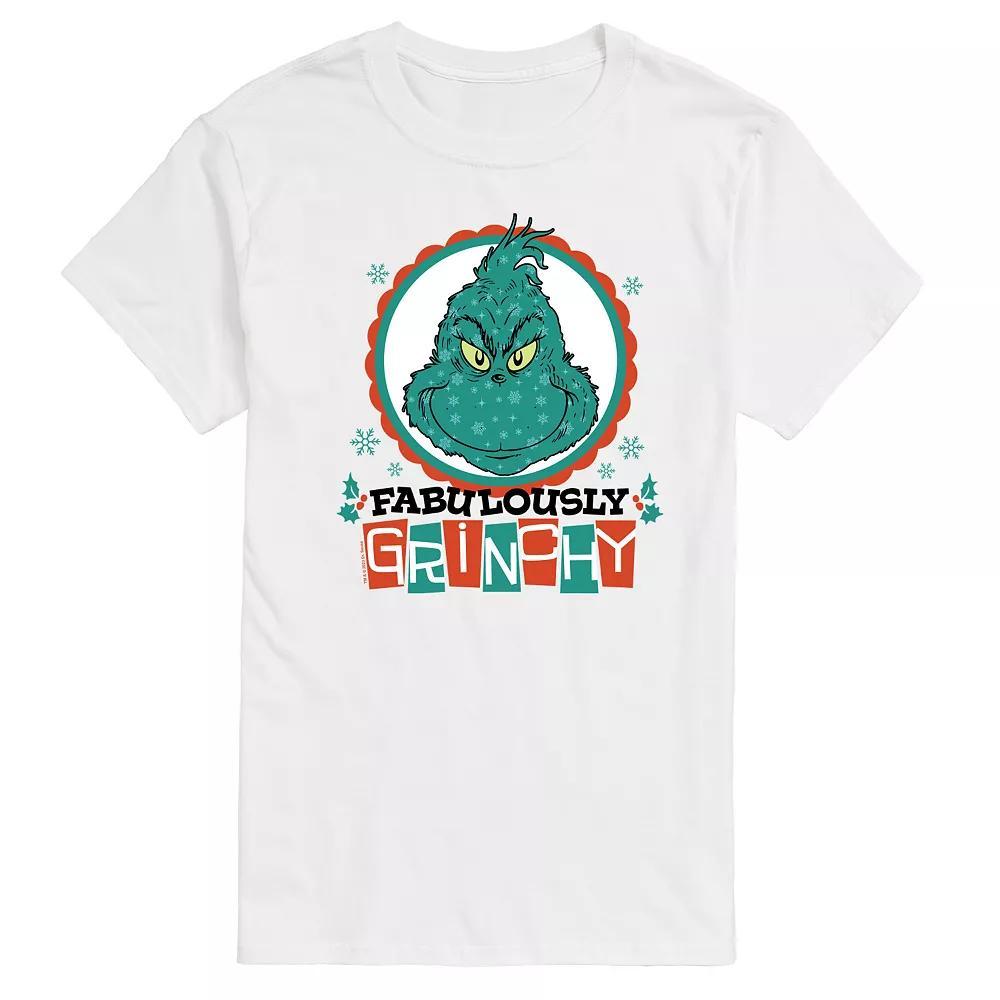 Mens Dr. Seuss The Grinch Fabulously Grinchy Graphic Tee Product Image