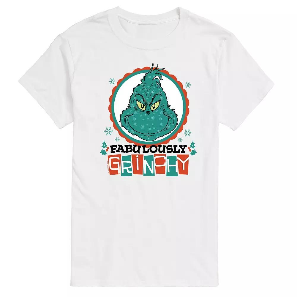 Mens Dr. Seuss The Grinch Fabulously Grinchy Graphic Tee Product Image