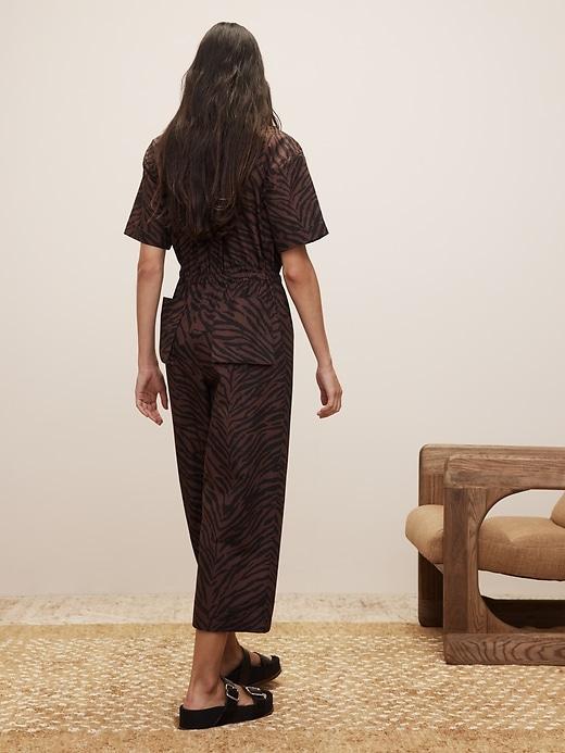 The White Lotus Poplin Utility Jumpsuit Product Image