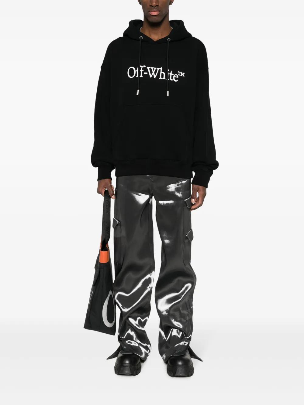 Big Bookish Skate cotton hoodie Product Image