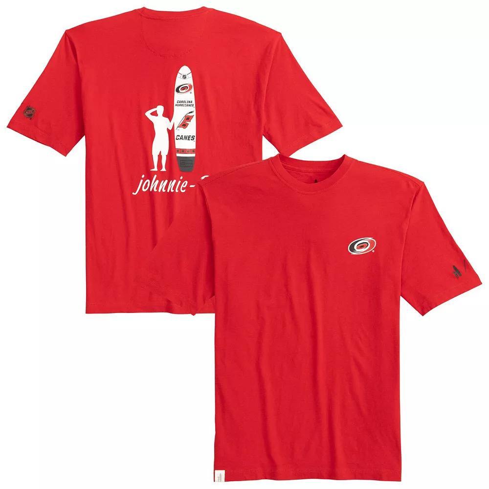 Men's johnnie-O Red Carolina Hurricanes Heathered Spencer T-Shirt, Size: XL Product Image