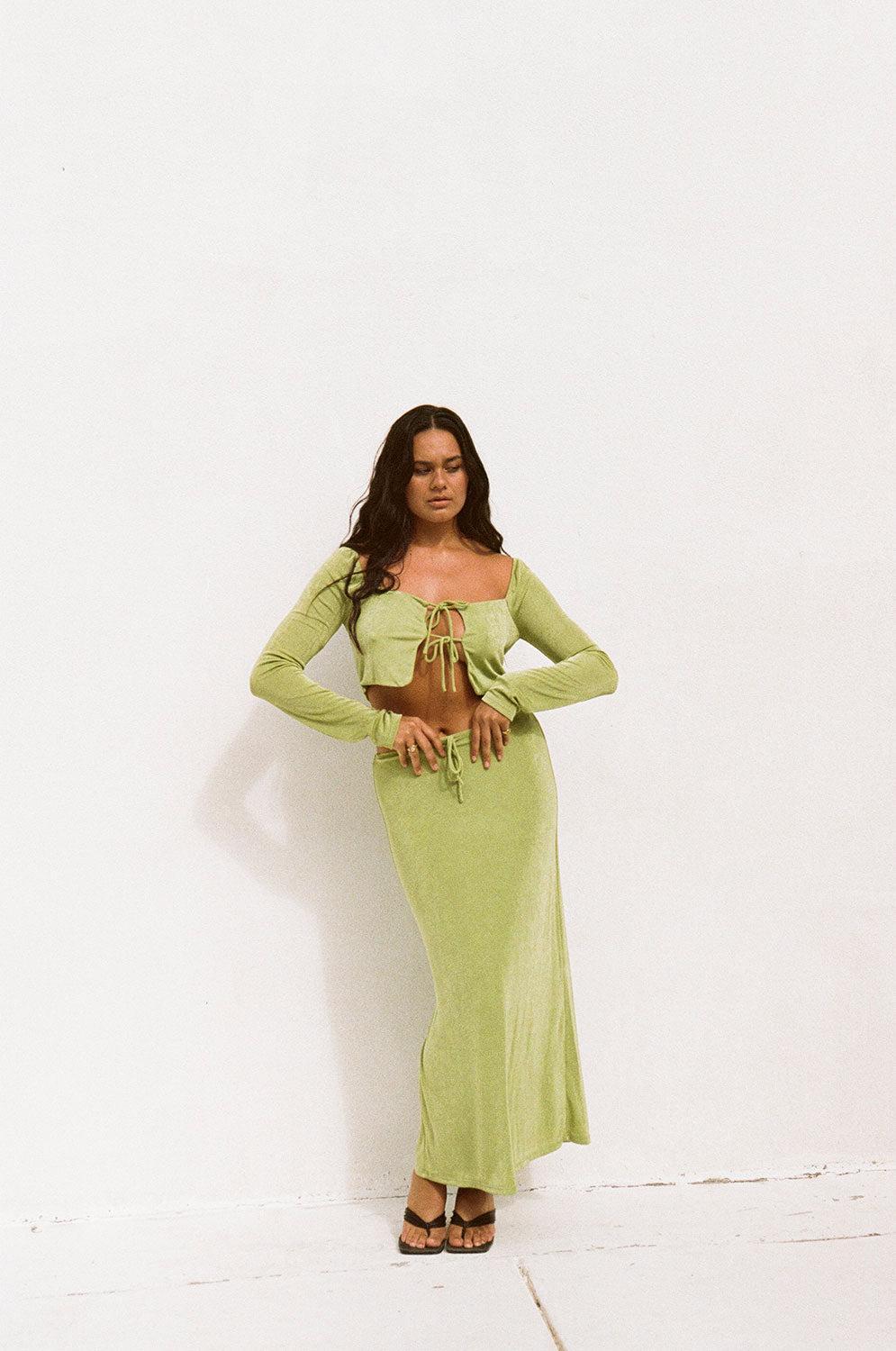 Marcelle Top - Olive Product Image