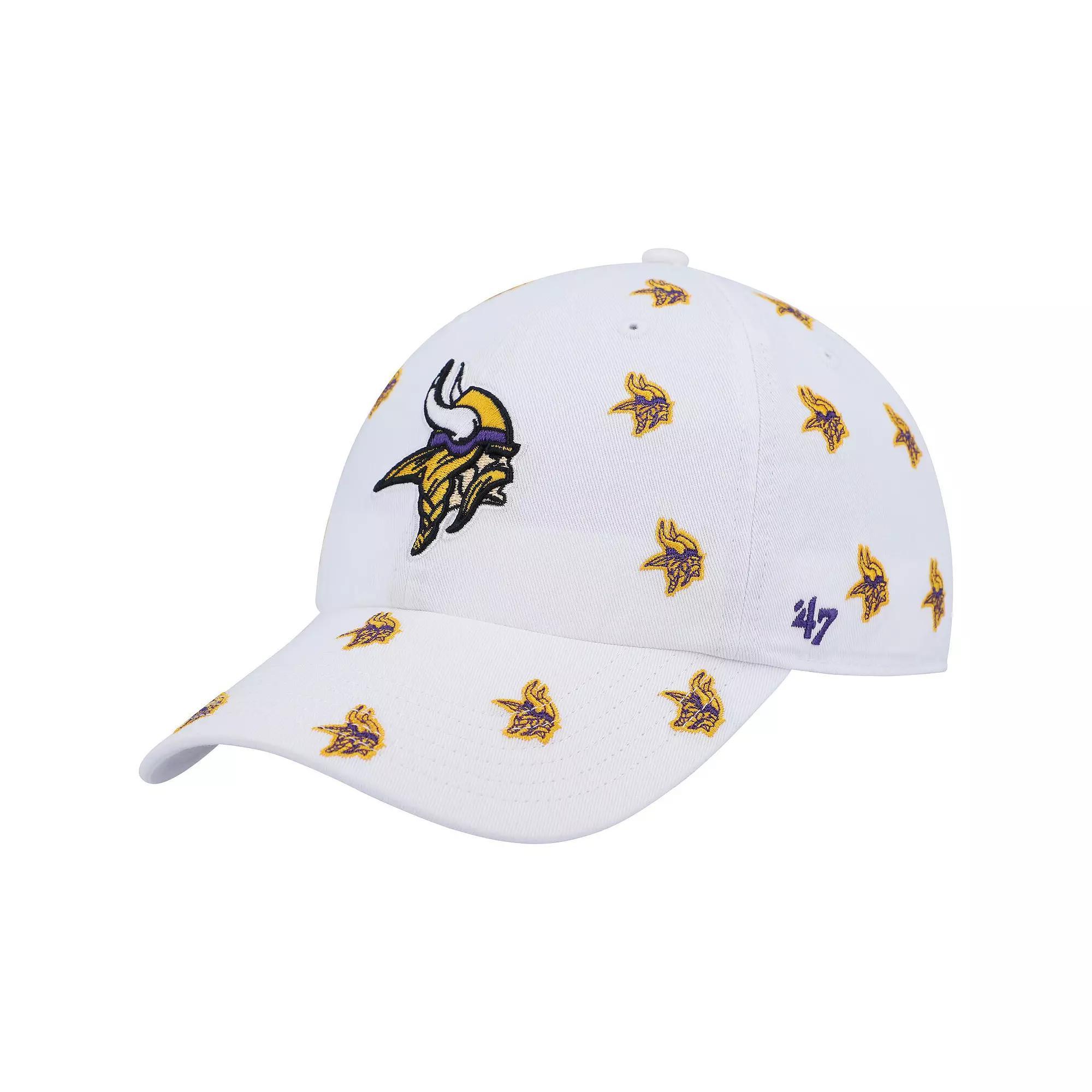 Womens 47 Minnesota Vikings Confetti Clean Up Adjustable Hat Product Image