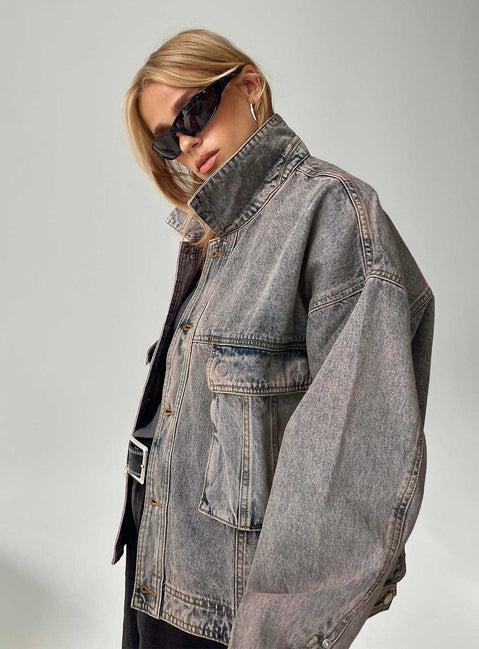 Kier Oversized Denim Jacket Product Image