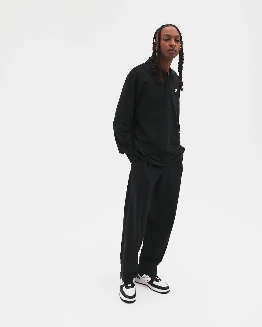 Men's Nike Sportswear Club Knit Open-Hem Pants Product Image
