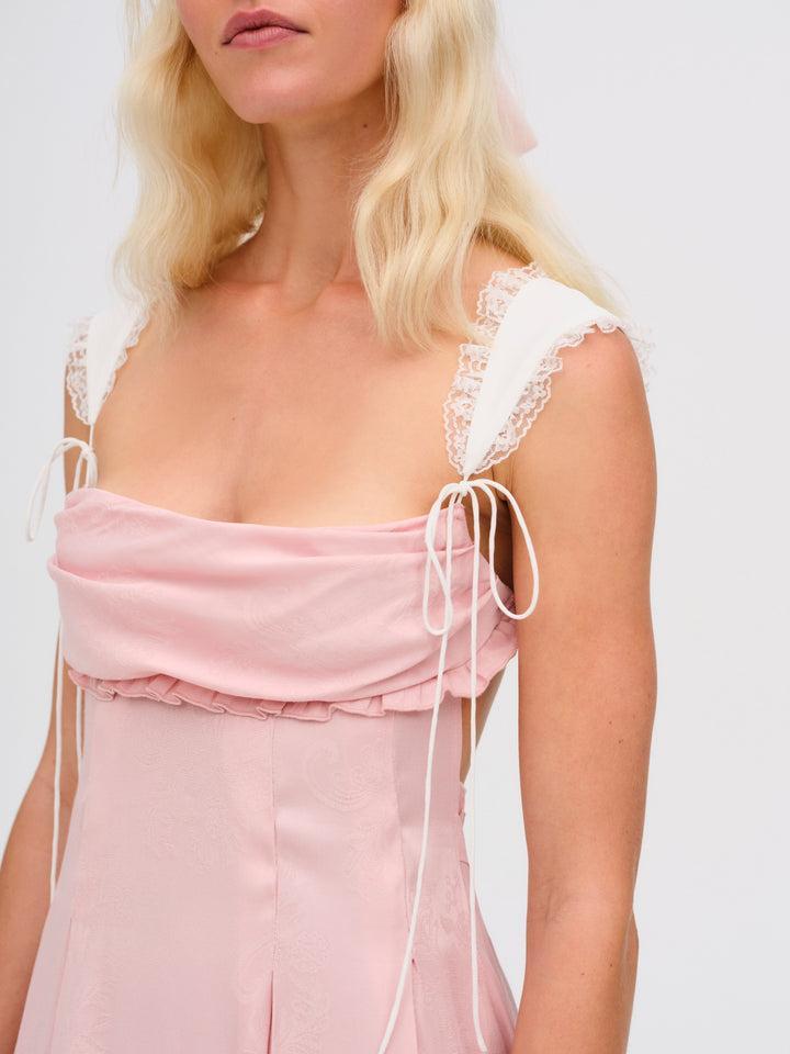 Holland Mini Dress — Pink Product Image