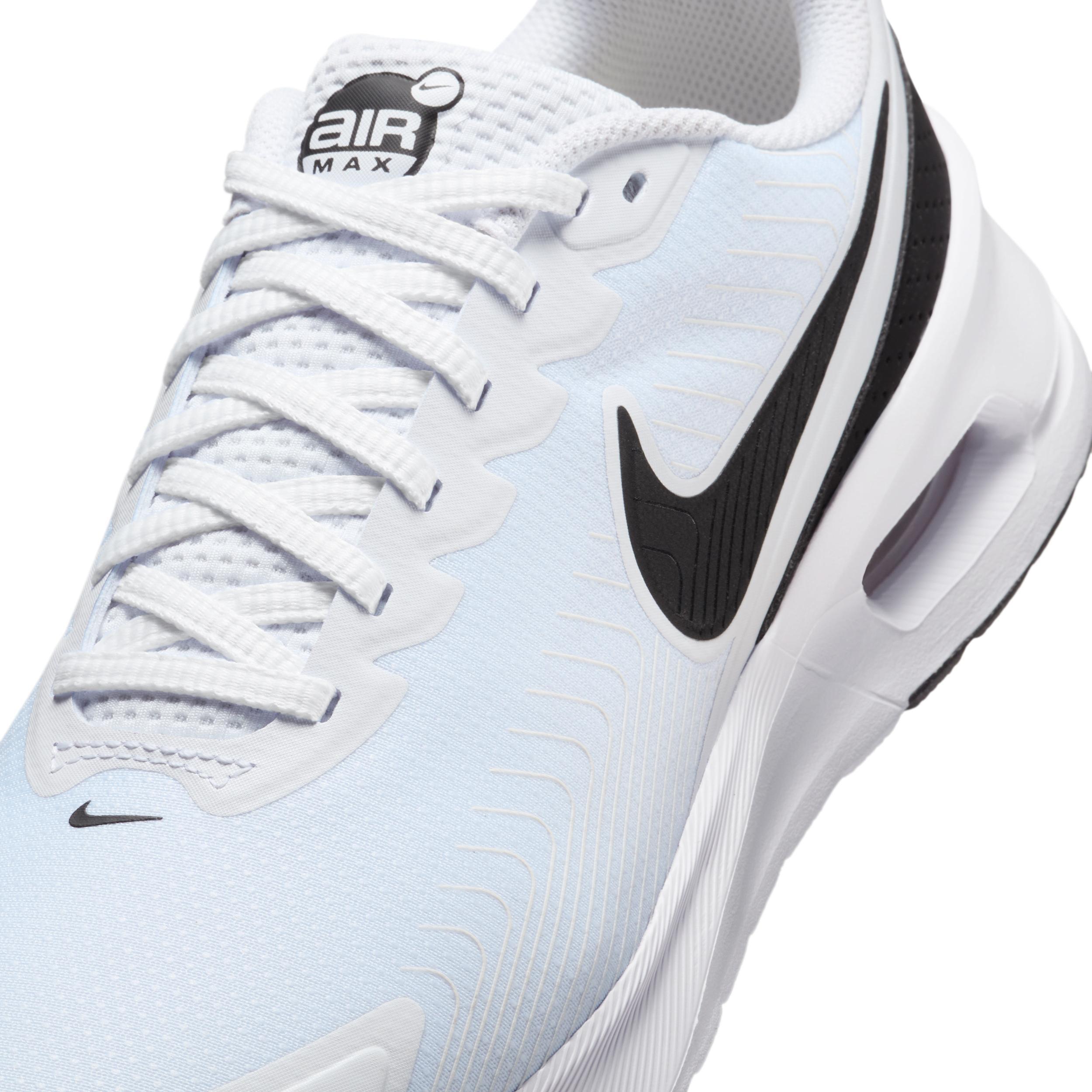 Nike Air Max Nuaxis Men's Running Shoes, Women's, Size: 7, White Black White Product Image