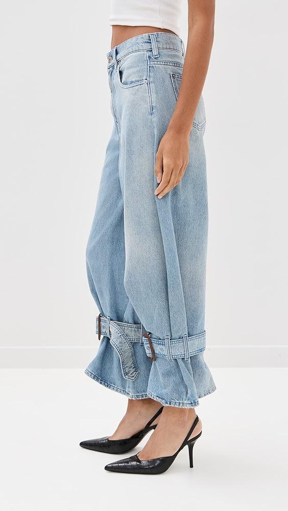 JW Anderson Buckled Cuff Jeans | Shopbop Product Image
