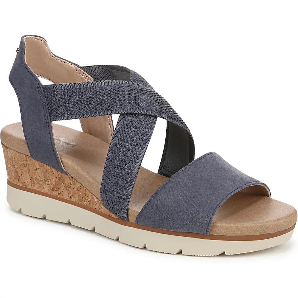Dr. Scholl's Just Cute Women's Strappy Sandals, Size: 6.5, Oxide Blue Product Image