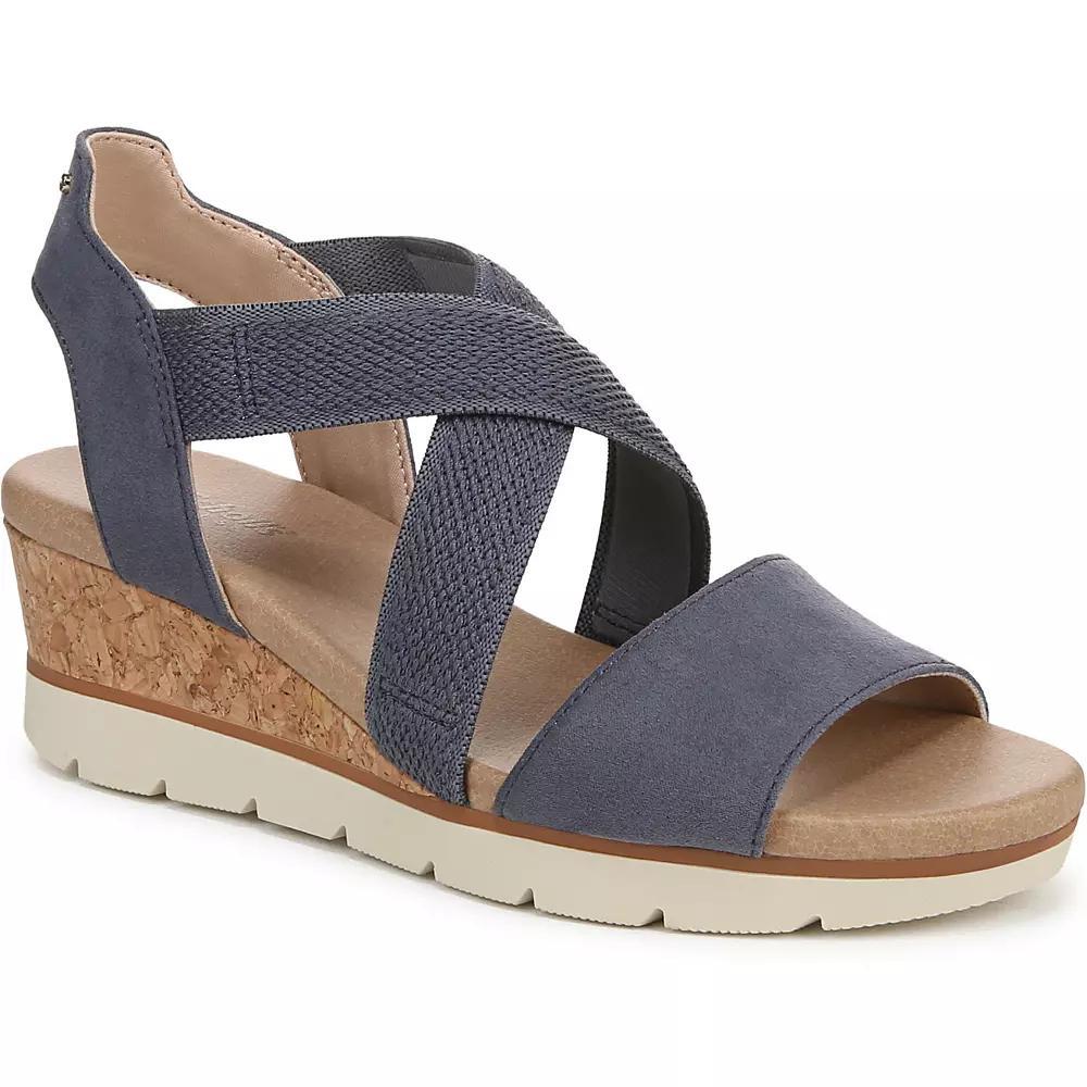 Dr. Scholl's Just Cute Women's Strappy Sandals, Size: 6.5, Oxide Blue Product Image