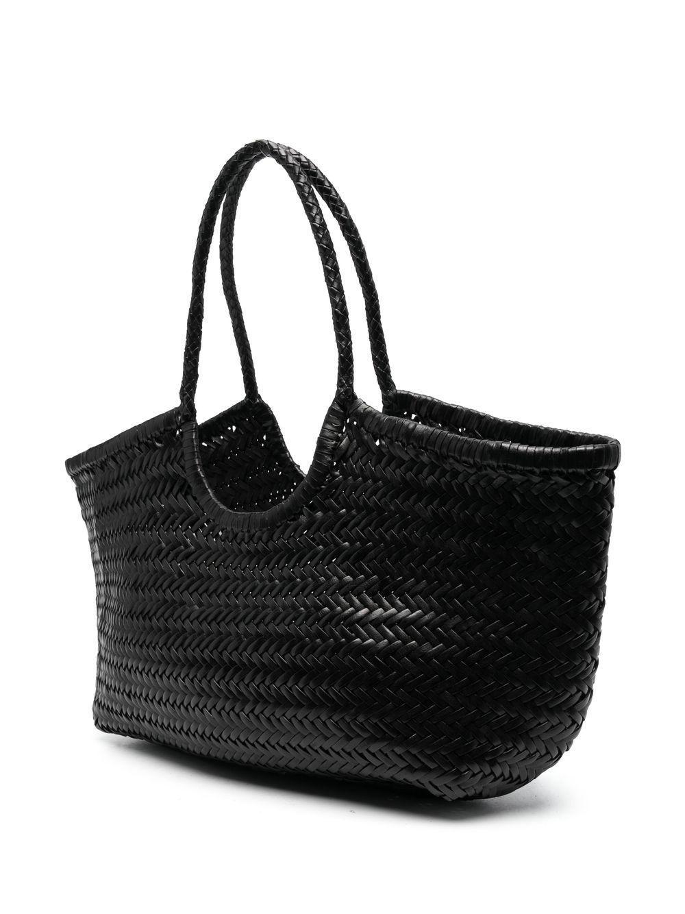 Nantucket interwoven leather tote bag Product Image