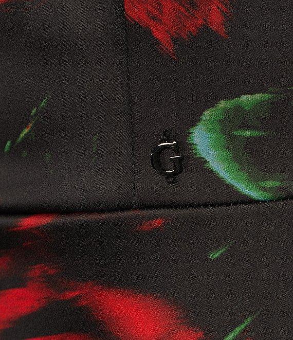 Guess Maelle Rose-Print Mini Dress Product Image