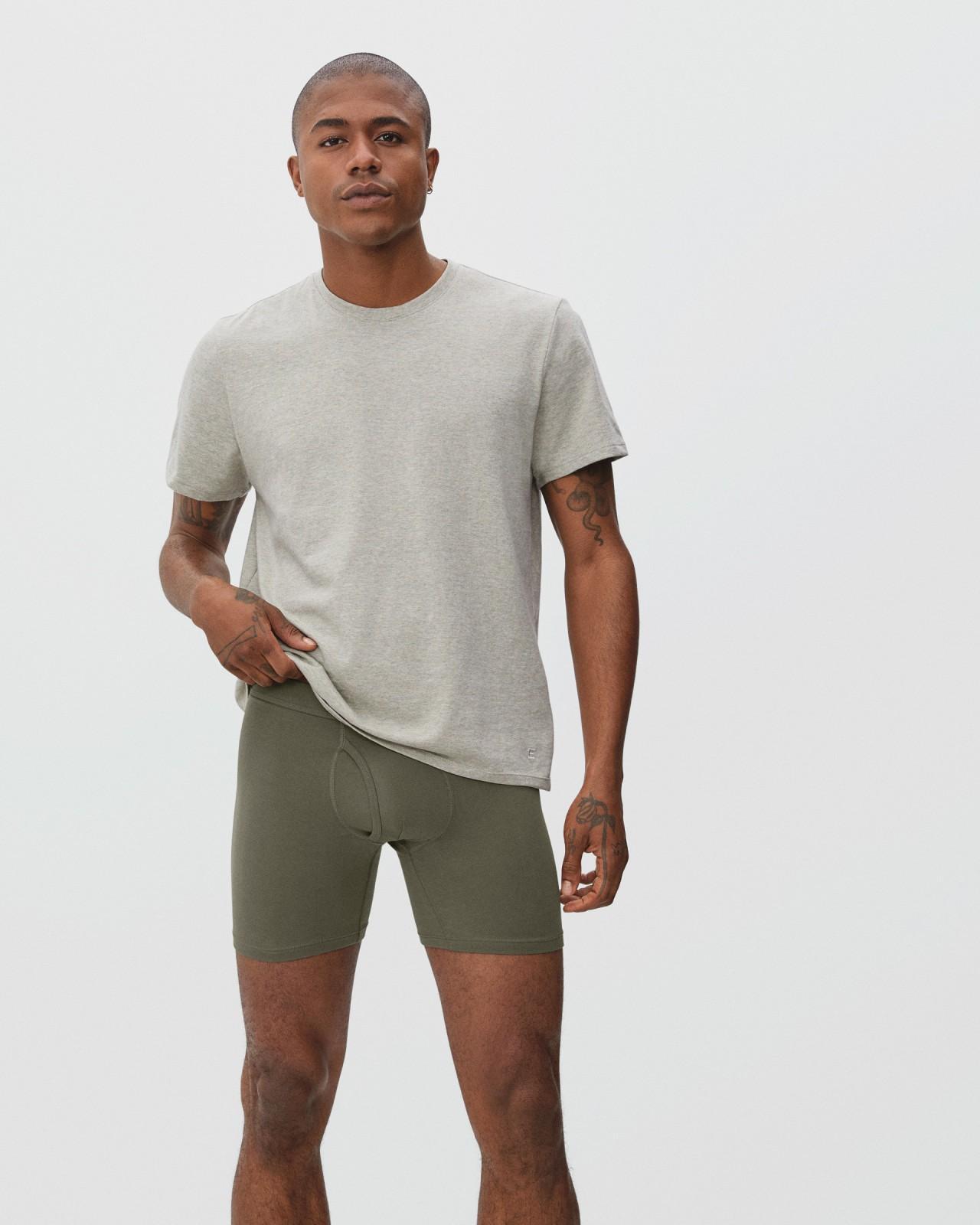 Mens Supima Longer Boxer Brief | Uniform by Everlane Product Image