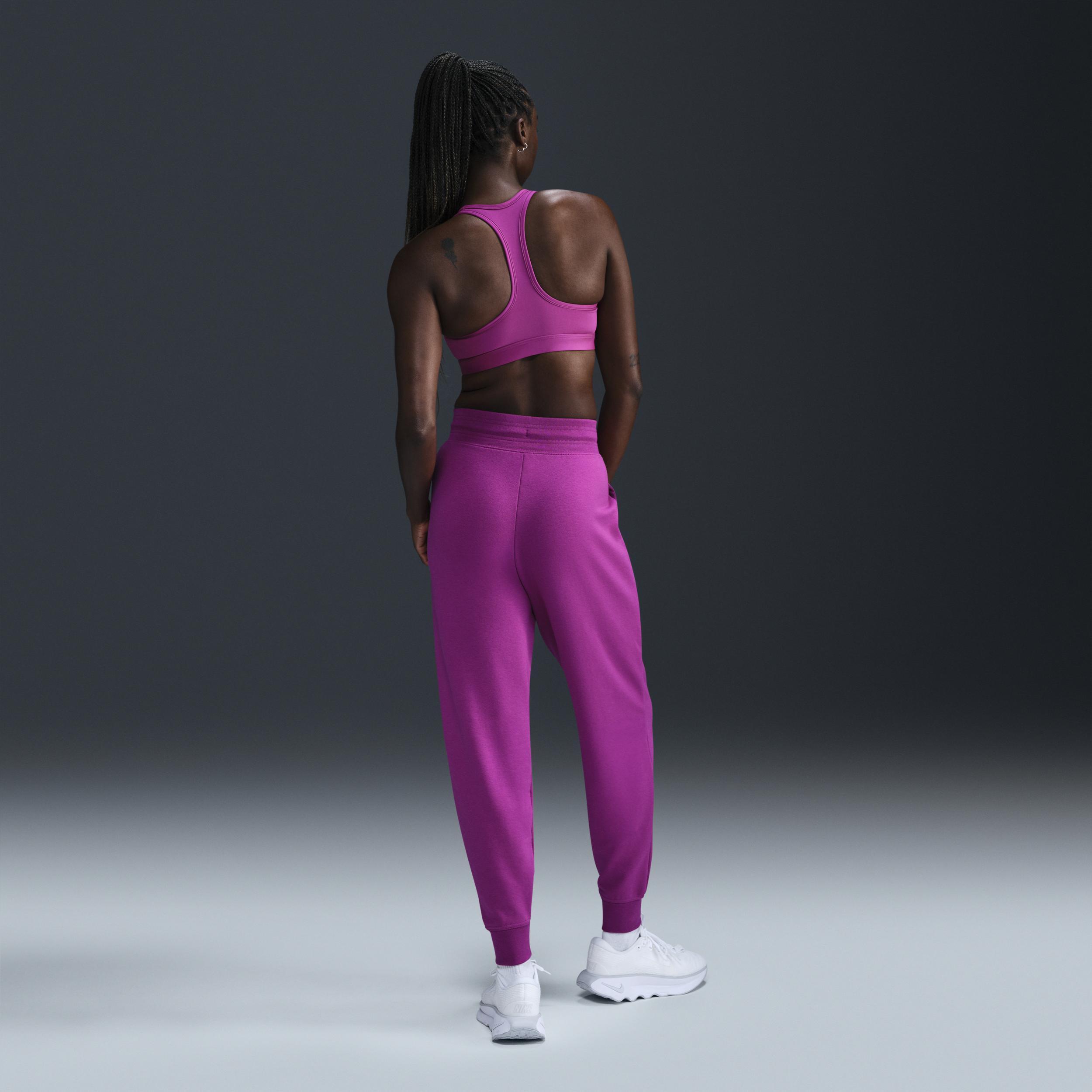 Nike Womens Dri-FIT One High-Waisted 7/8 French Terry Jogger Pants Product Image