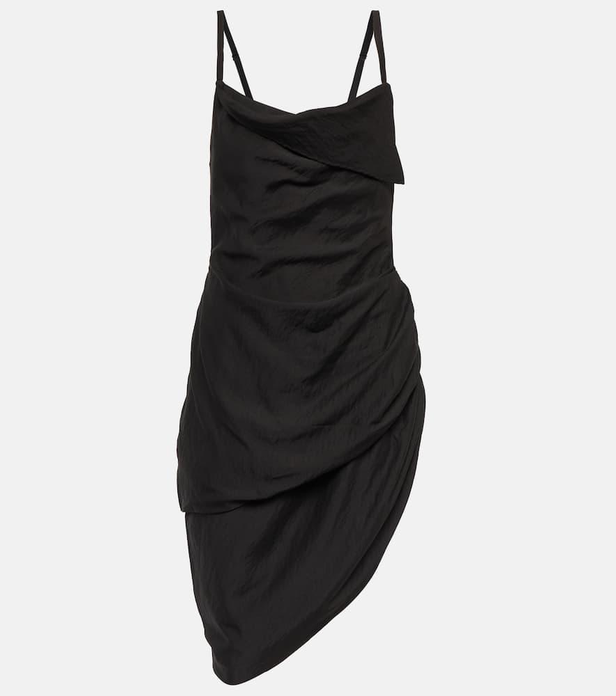 Black Le Papier 'La Robe Saudade' Minidress Product Image