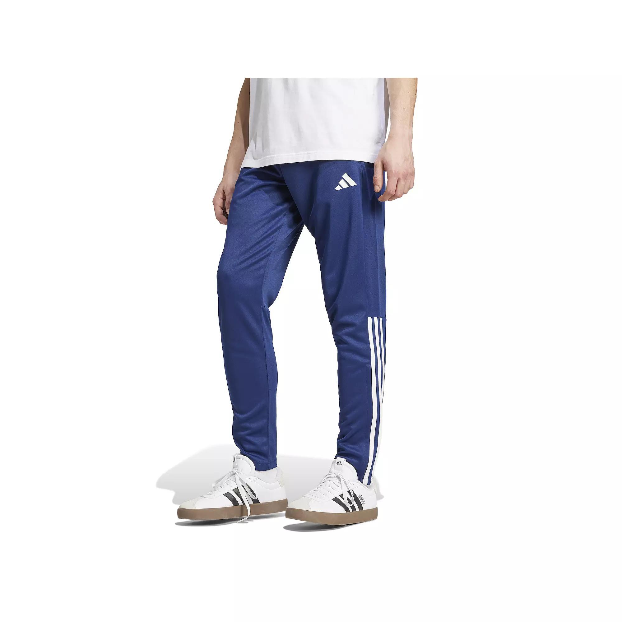 Men's adidas Sereno AEROREADY Tapered Pants, Size: Medium, Dark Blue Product Image