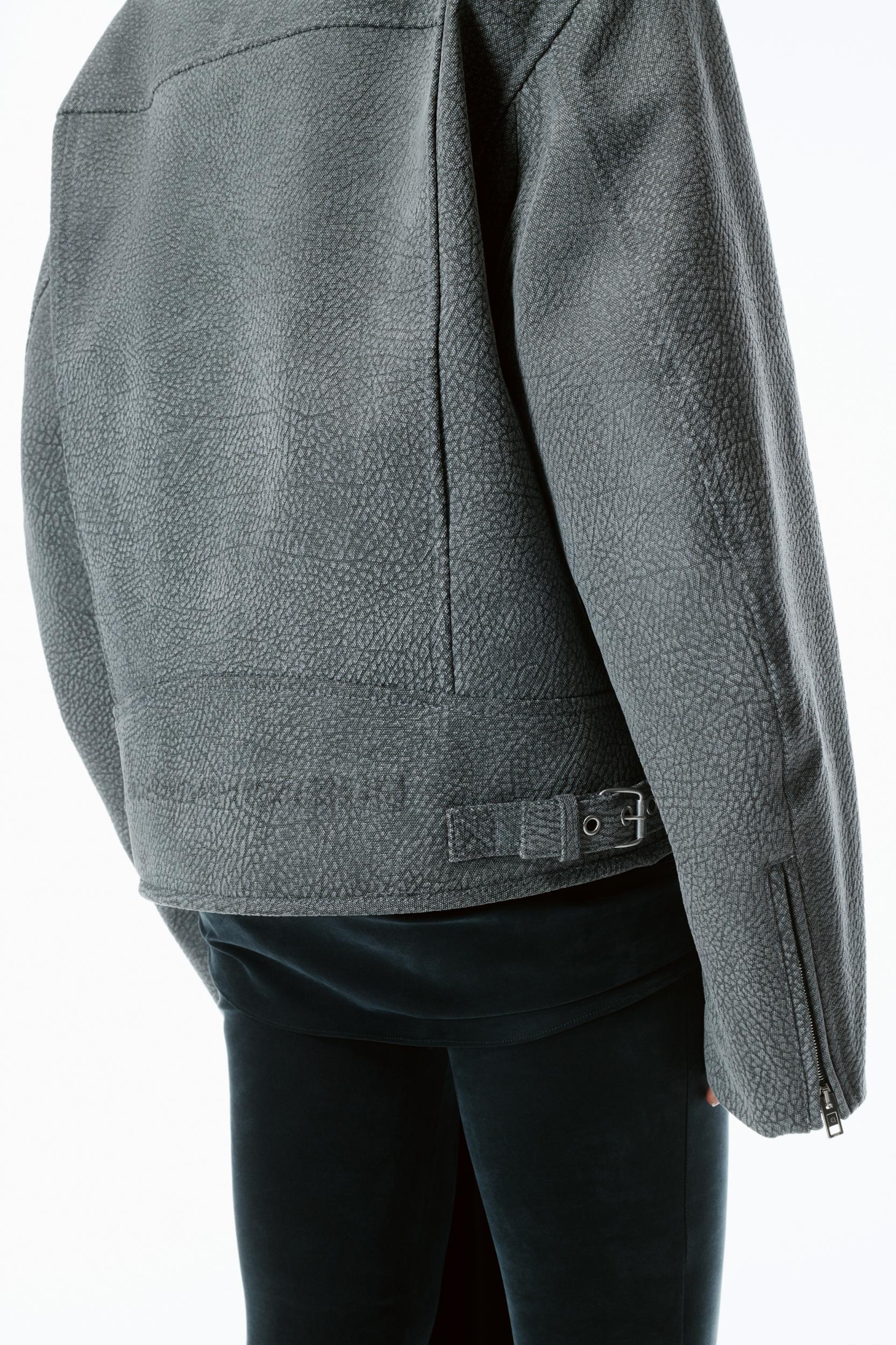 Oversized Boxy Moto Jacket Product Image