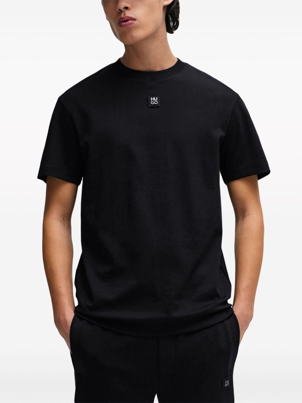 logo-patch cotton T-shirt Product Image