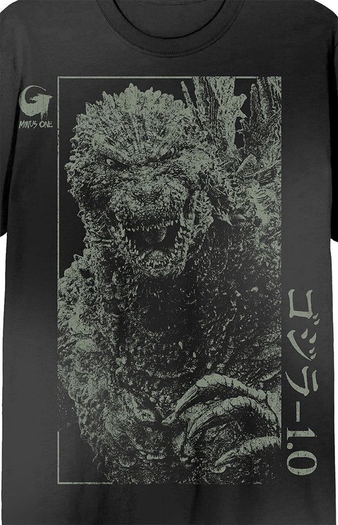 Men's Godzilla Oversized Godzilla Short Sleeve Graphic T-Shirt, Size: XXL, Black Product Image