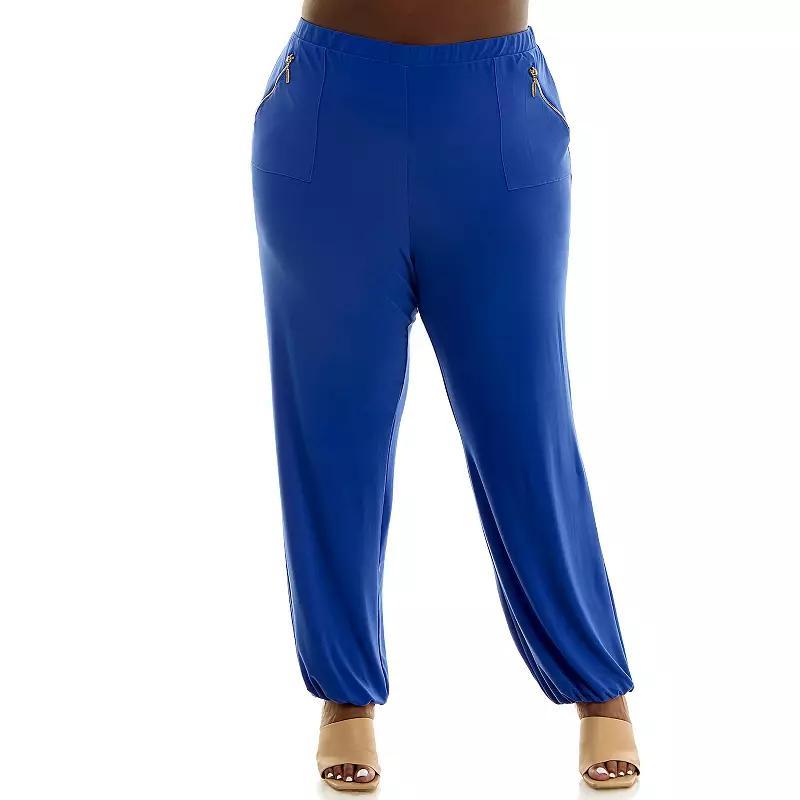 Plus Size Nina Leonard Pants, Women's, Size: 1XL, Mink Product Image