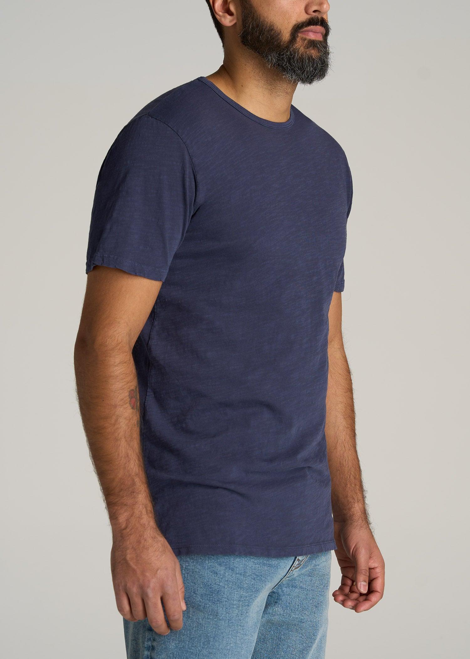 REGULAR-FIT Slub Tee in Navy - Tall Men's Shirts Product Image