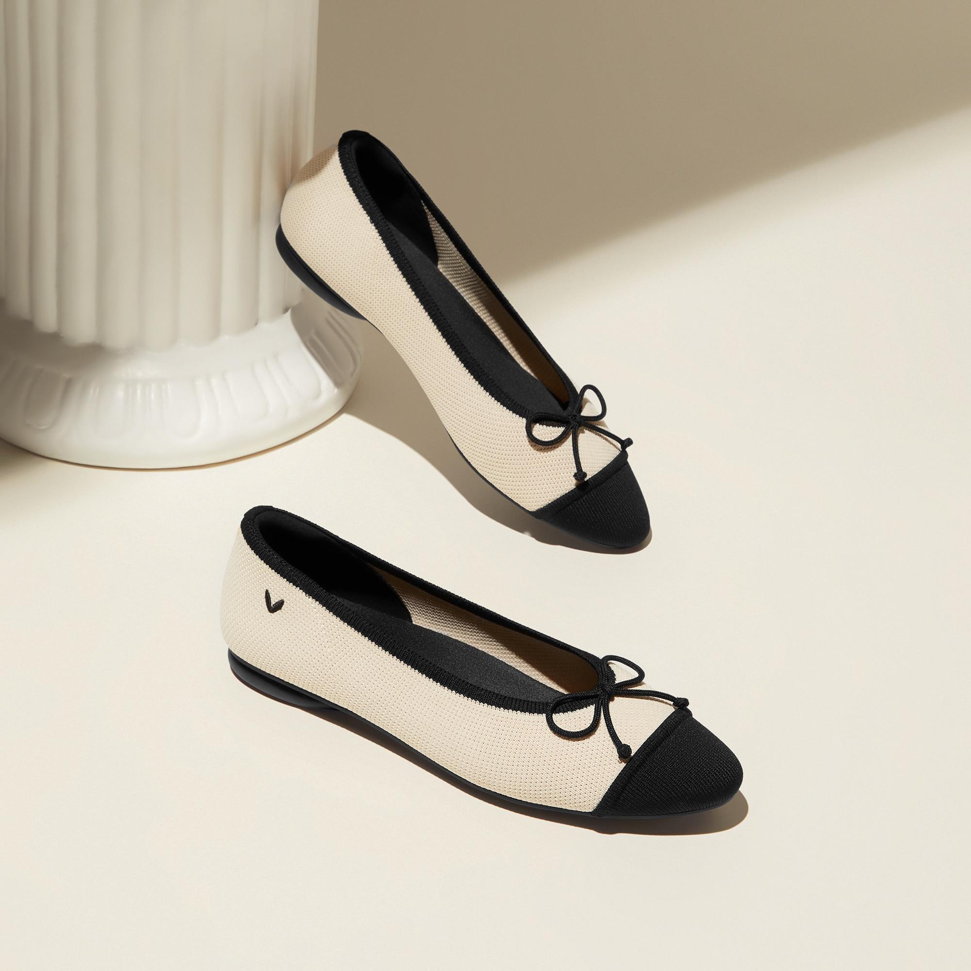 Almond-Toe Bow Flats (Tiana) Product Image