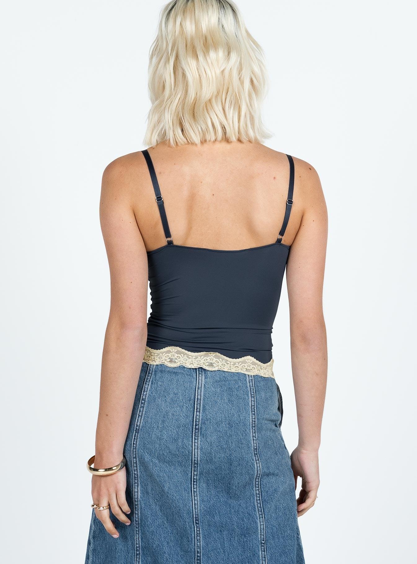 Top Model Cami Top Navy Product Image