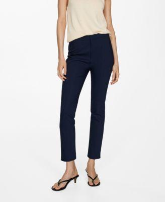 Mango Womens Crop Skinny Pants Product Image
