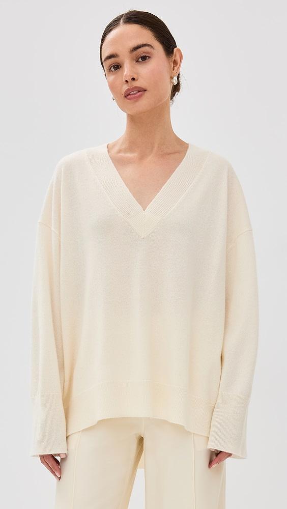 Sablyn Nylah Cashmere Slouchy V Neck Pullover | Shopbop Product Image