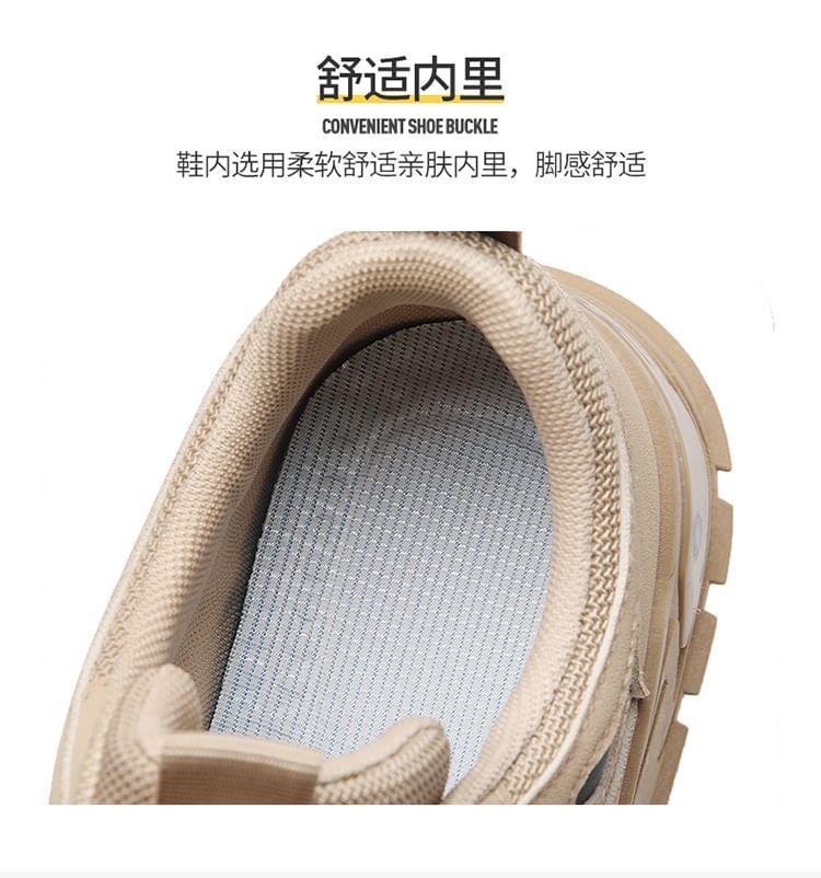Applique Lace-Up Platform Sneakers Product Image