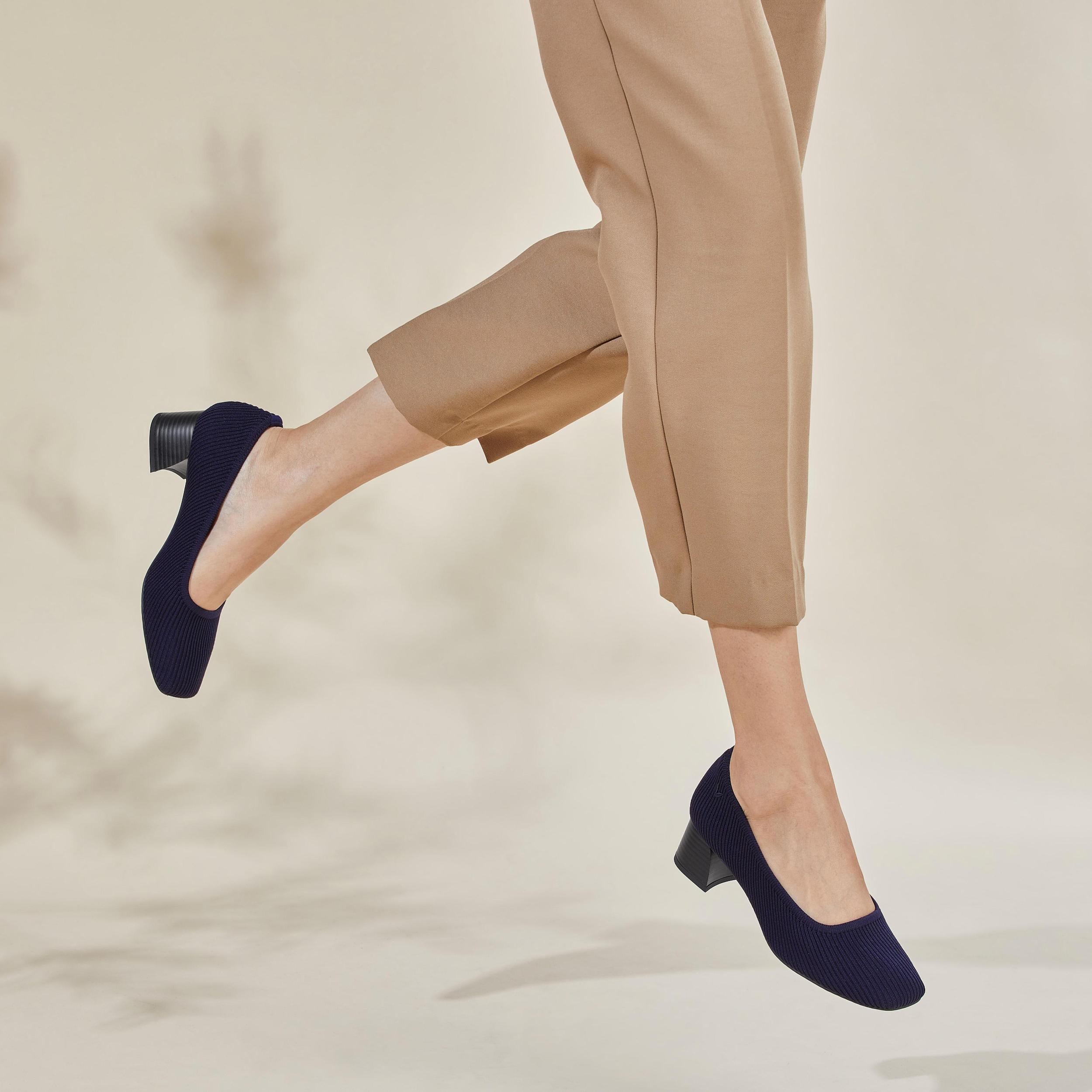 Square-Toe Chunky Heels (Melody Pro) Product Image