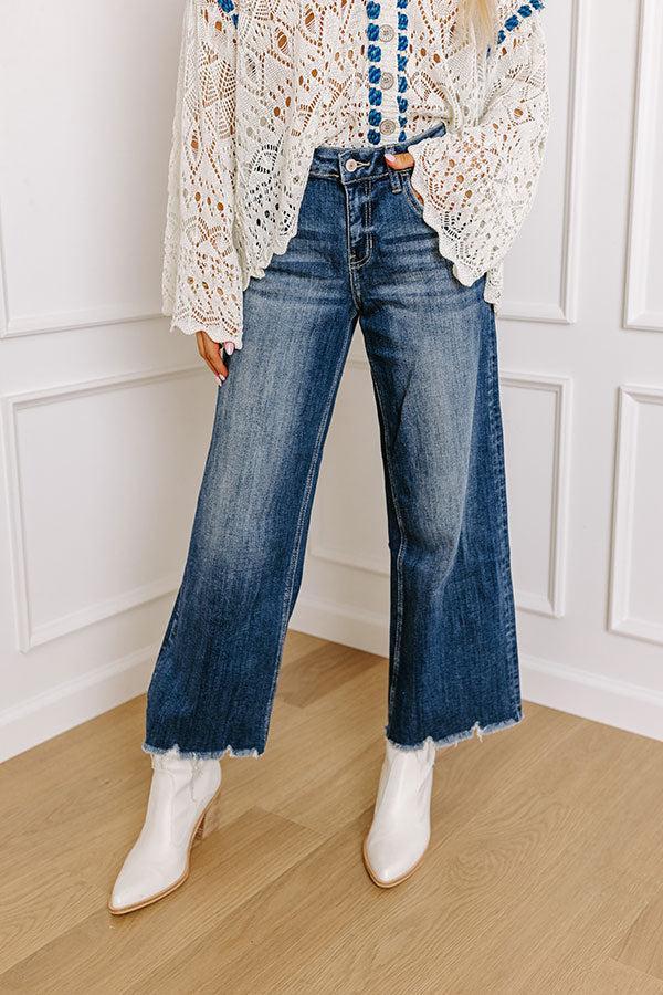LOVERVET Anya Midrise Wide Leg Jean Product Image