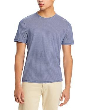 Vince Striped Short Sleeve Pima Cotton Tee Product Image