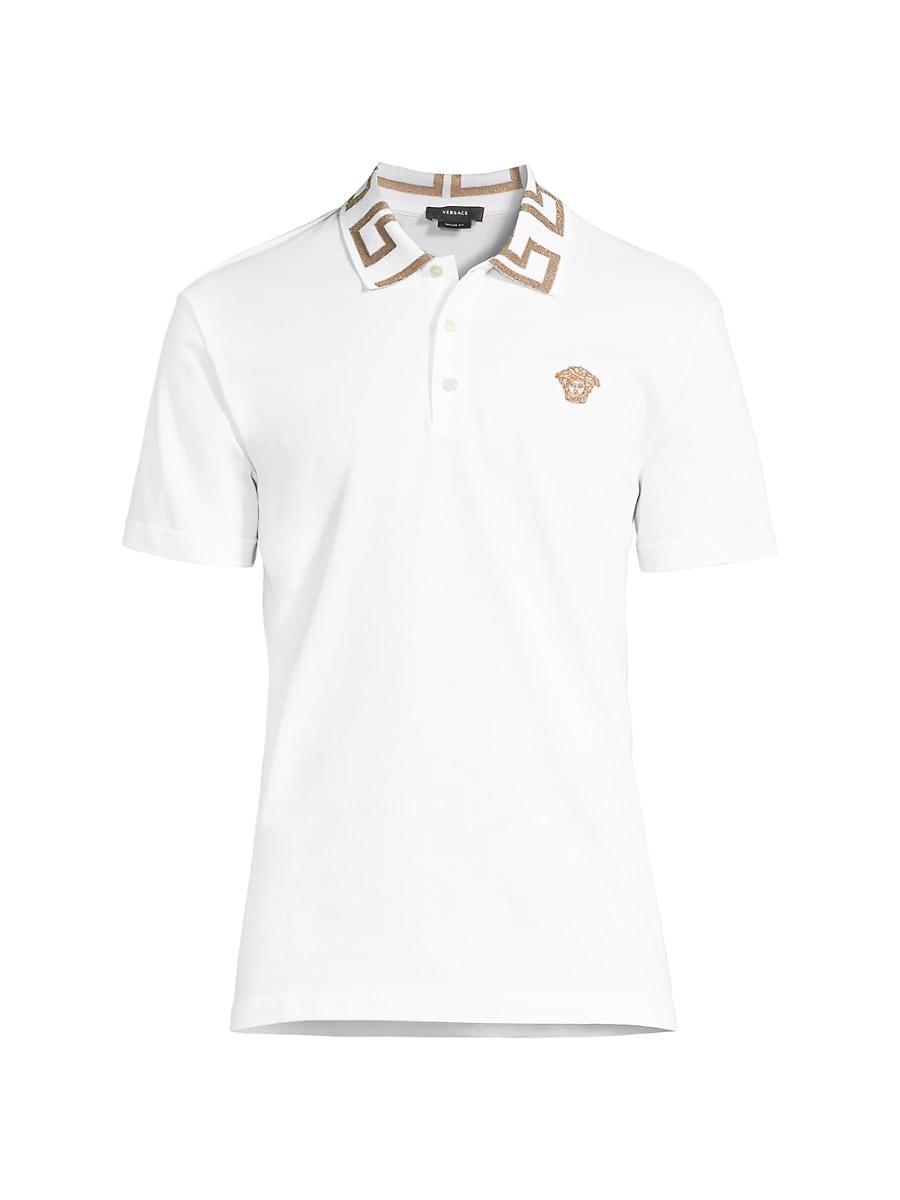 Mens Piquet Cotton Polo Shirt Product Image
