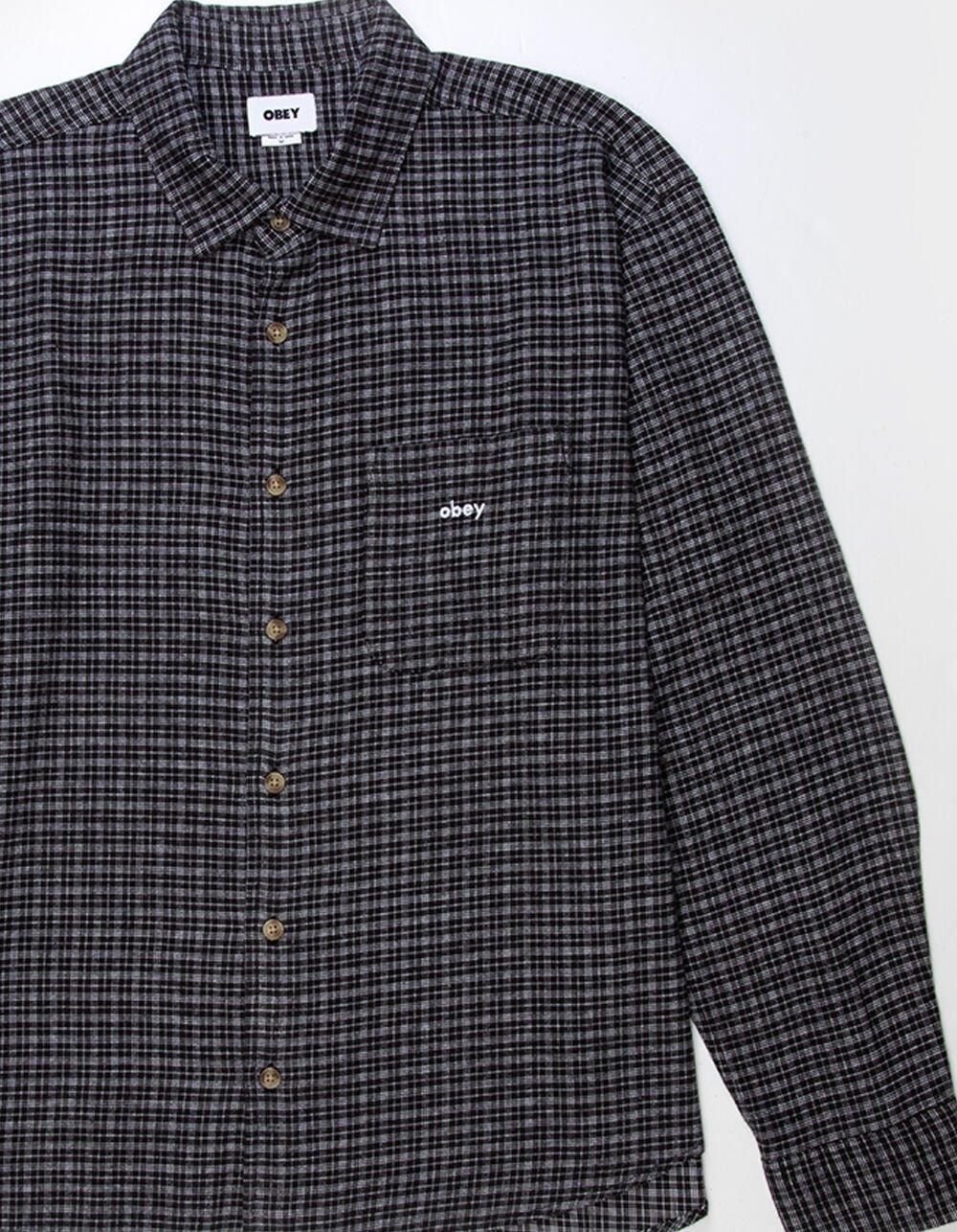 OBEY Bigwig Knox Mens Long Sleeve Button Up Shirt Product Image