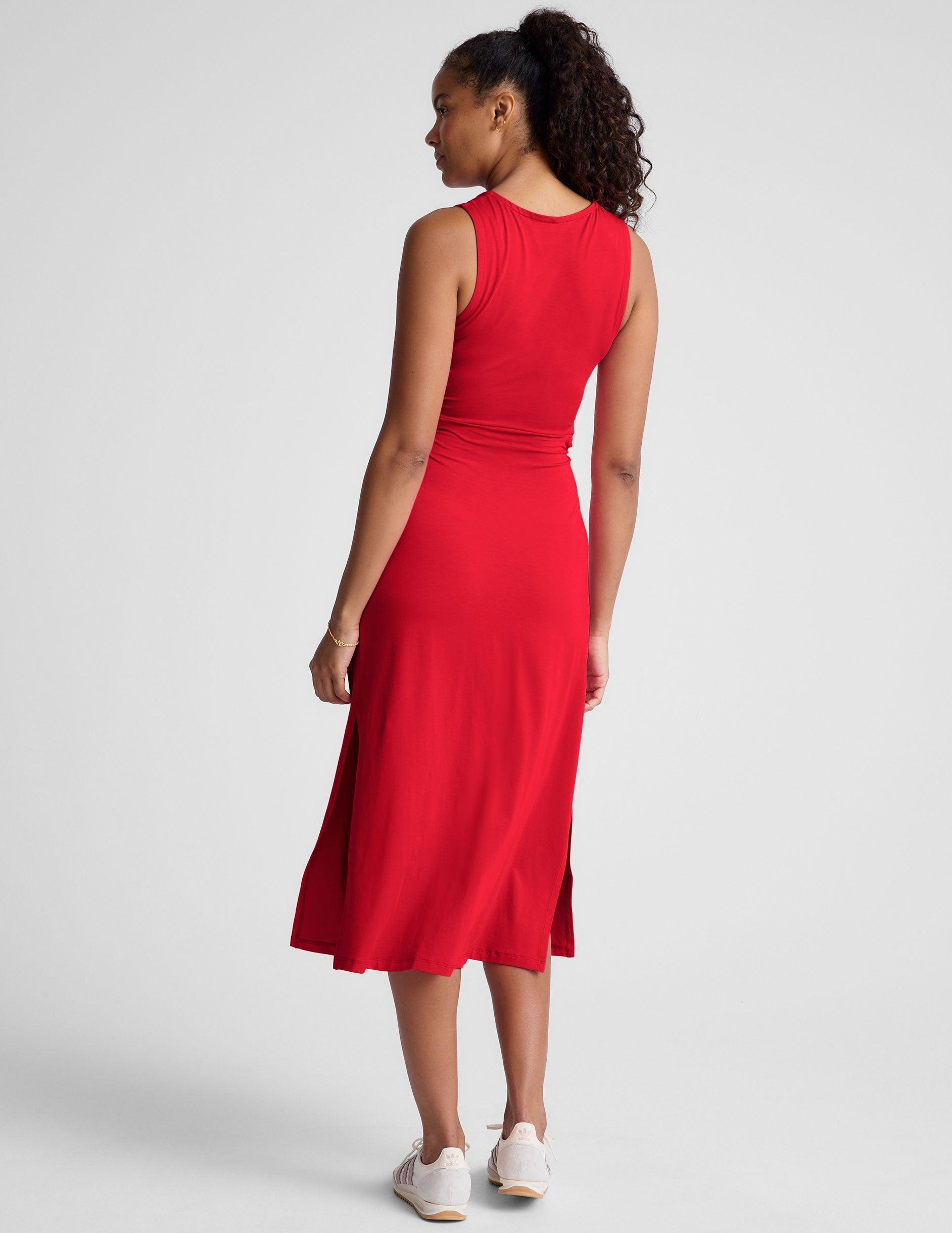 Around The World Front Twist Dress Product Image