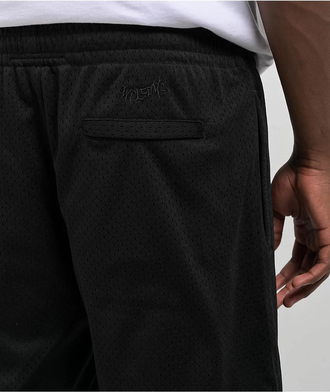 Welcome Brier Black Mesh Shorts Product Image