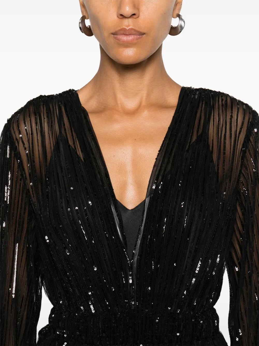 sequinned maxi dress Product Image