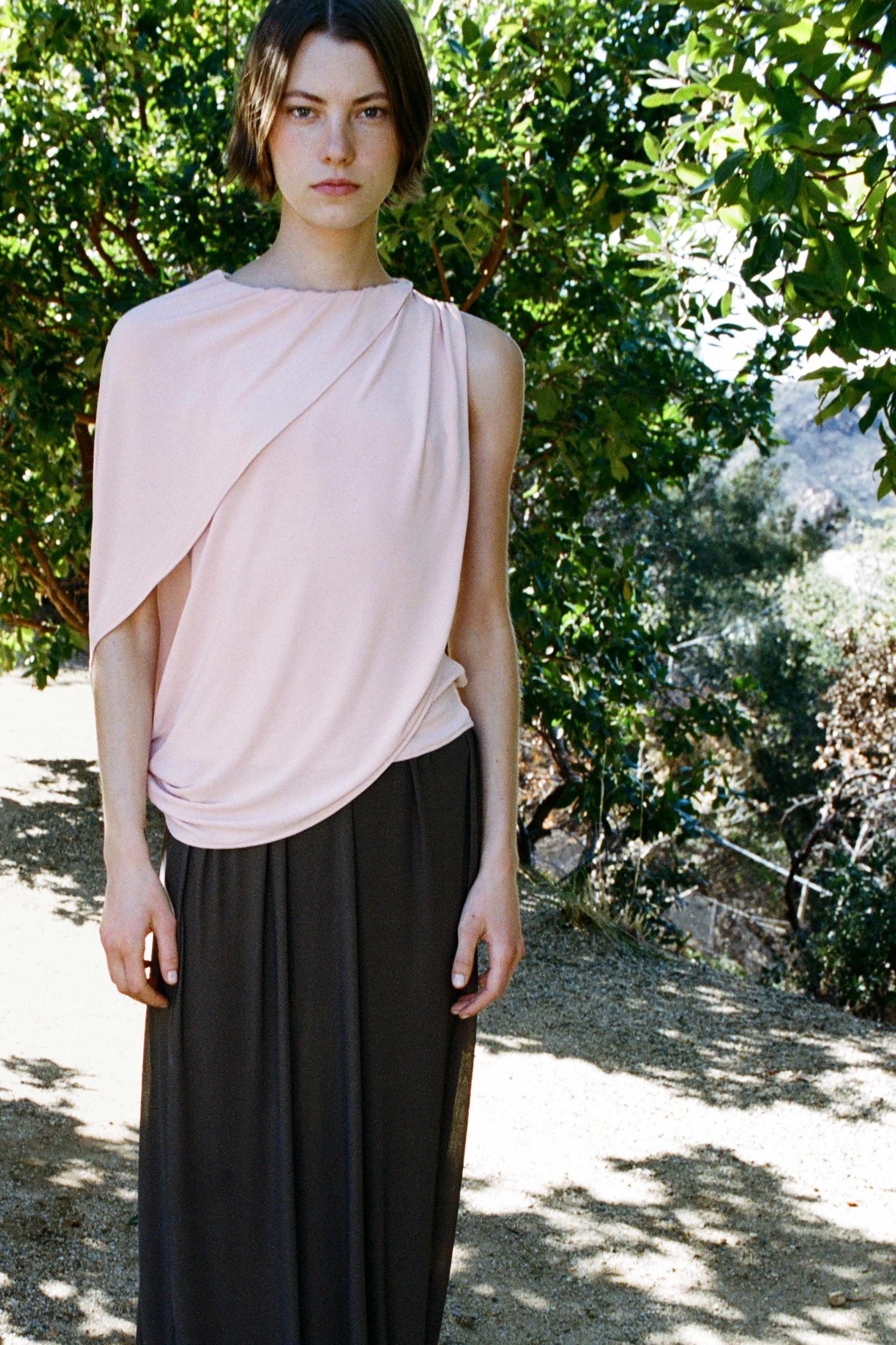 LAYERED DRAPED TOP Product Image