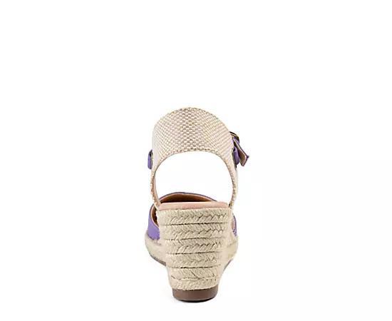 Journee Ashlyn Women's Wedges, Size: 9 Wide, Purple Product Image