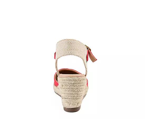 Journee Ashlyn Womens Wedges Blue Product Image